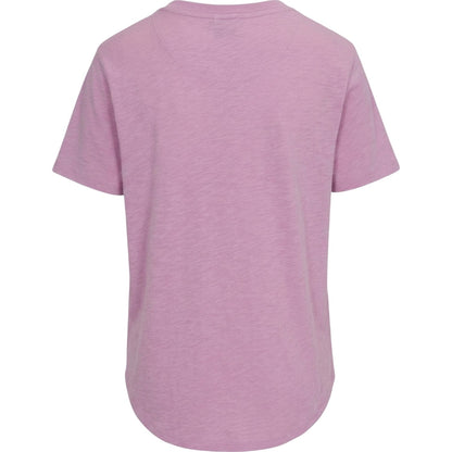 Lilac - Back - PJ Salvage Womens-Ladies Slub V Neck Short-Sleeved T-Shirt