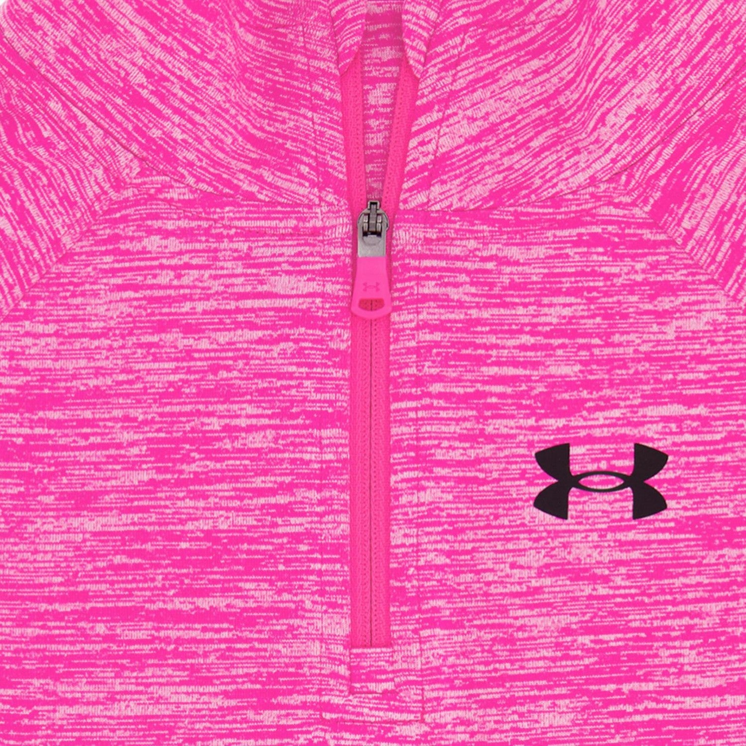 Black-Pink - Side - Under Armour Girls Tracksuit Set