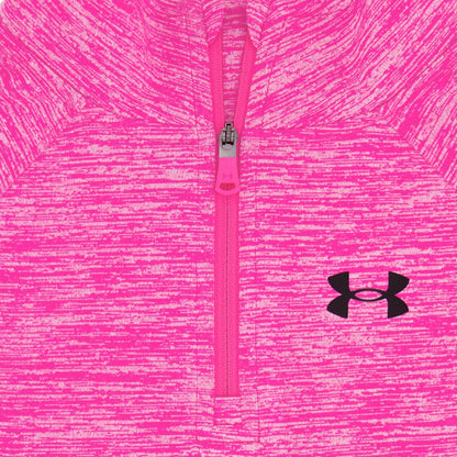 Black-Pink - Side - Under Armour Girls Tracksuit Set