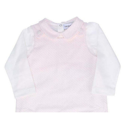 Pink - Lifestyle - Emporio Armani Girls Cotton Babysuit