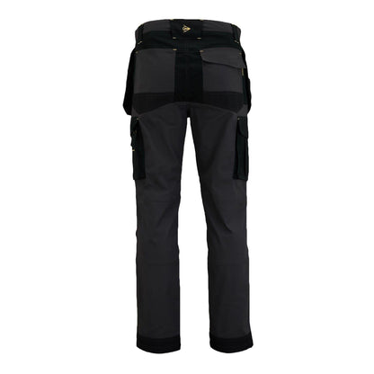 Black - Back - Dunlop Mens Endurance Regular Work Trousers
