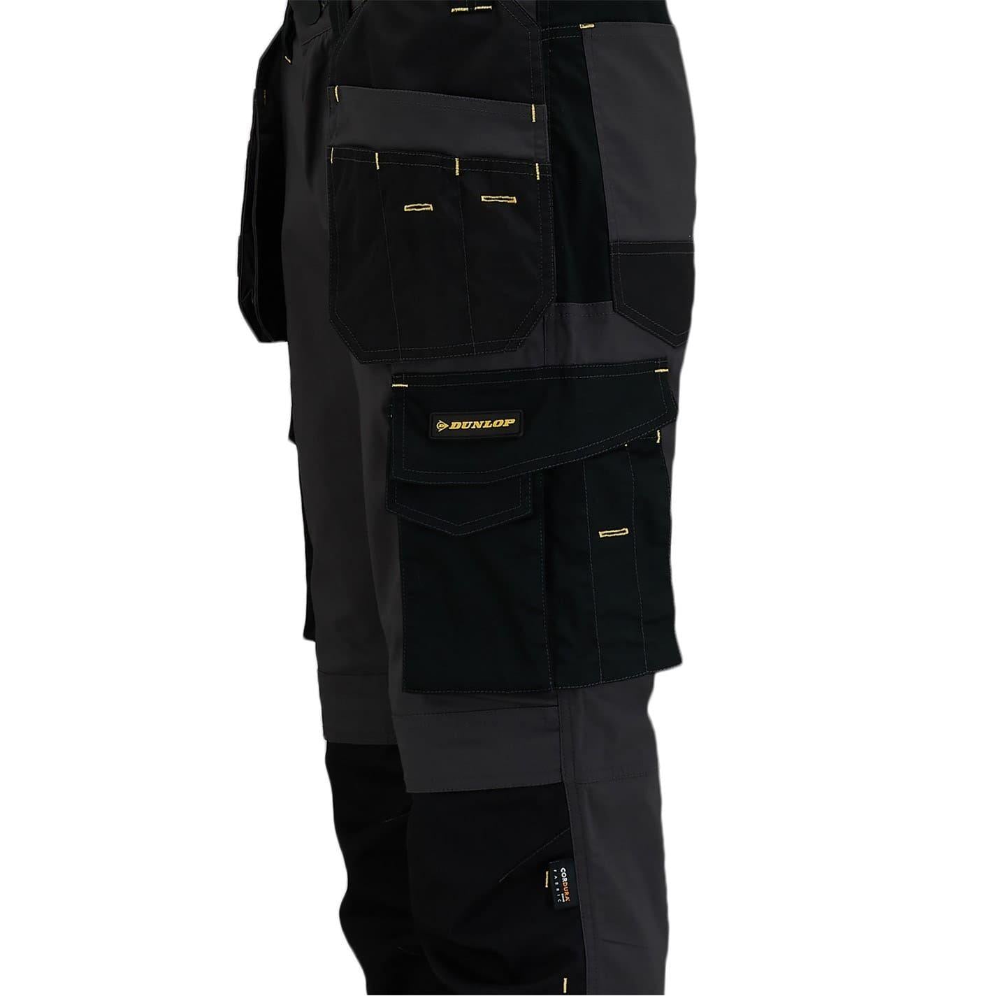 Black - Lifestyle - Dunlop Mens Endurance Regular Work Trousers