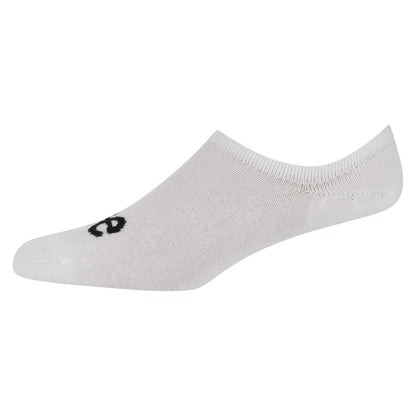 Black-White-Grey Melange - Lifestyle - Lee Unisex Adult Chris No-Show Socks (Pack of 3)