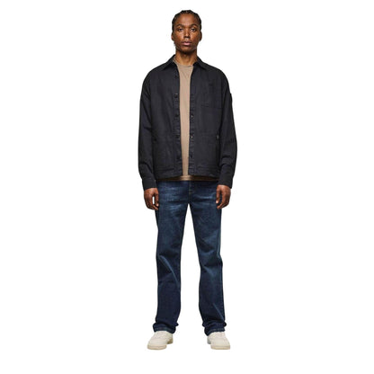 Black - Lifestyle - Weekend Offender Mens Baker Cotton Overshirt