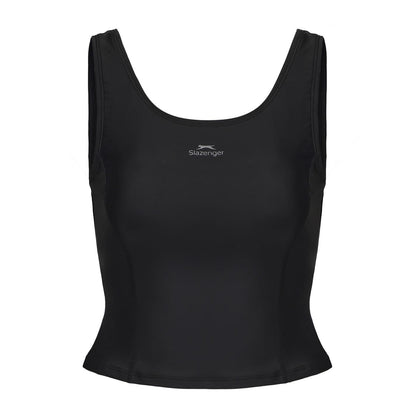 Black - Back - Slazenger Womens-Ladies Tankini Set
