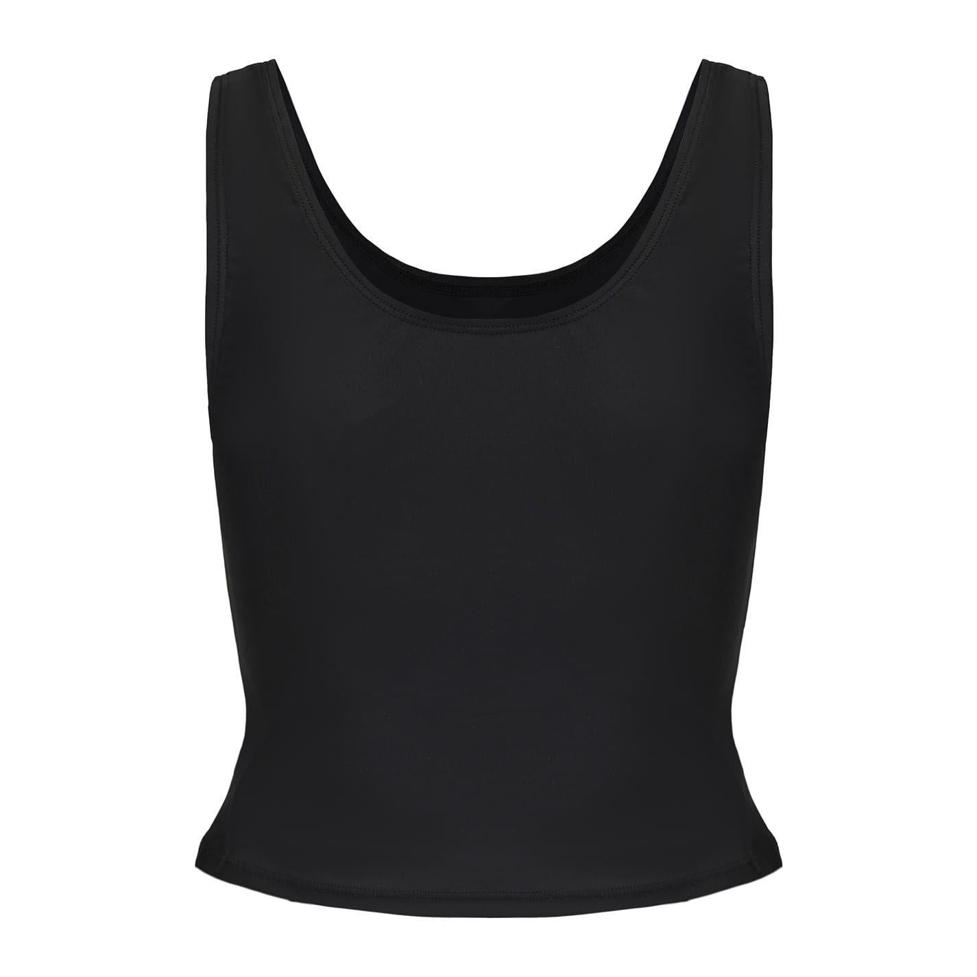 Black - Side - Slazenger Womens-Ladies Tankini Set