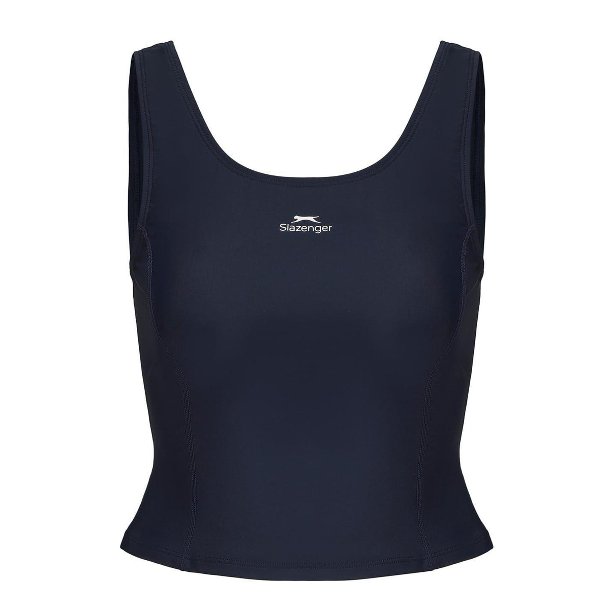 Navy - Back - Slazenger Womens-Ladies Tankini Set