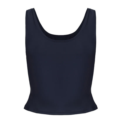Navy - Side - Slazenger Womens-Ladies Tankini Set