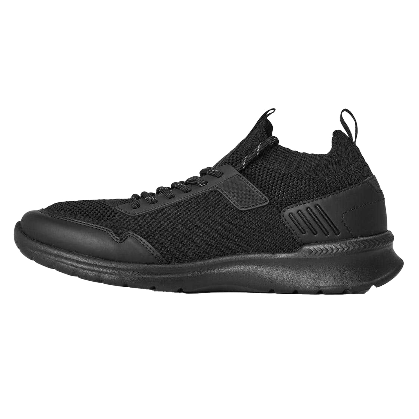 Black - Back - Boss Mens Extreme Leather Low Cut Trainers