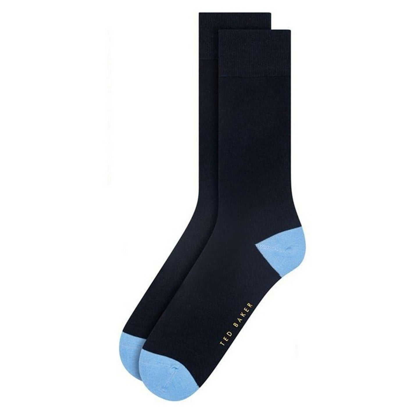 Beige-Navy-Black - Lifestyle - Ted Baker Mens Cotton Blend Crew Socks (Pack of 3)