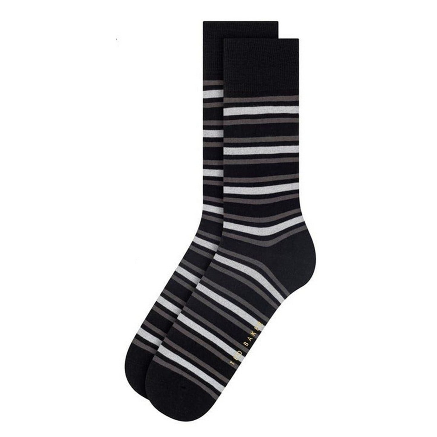 Black - Lifestyle - Ted Baker Mens Cotton Blend Crew Socks (Pack of 3)