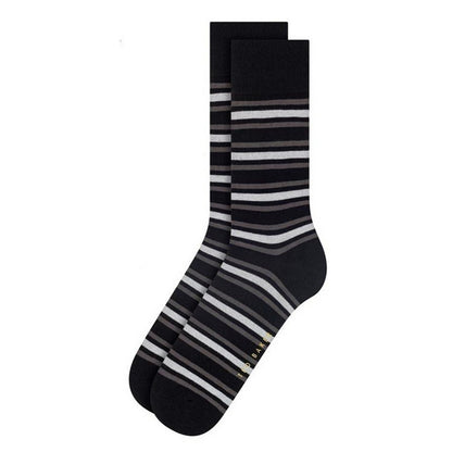 Black - Lifestyle - Ted Baker Mens Cotton Blend Crew Socks (Pack of 3)