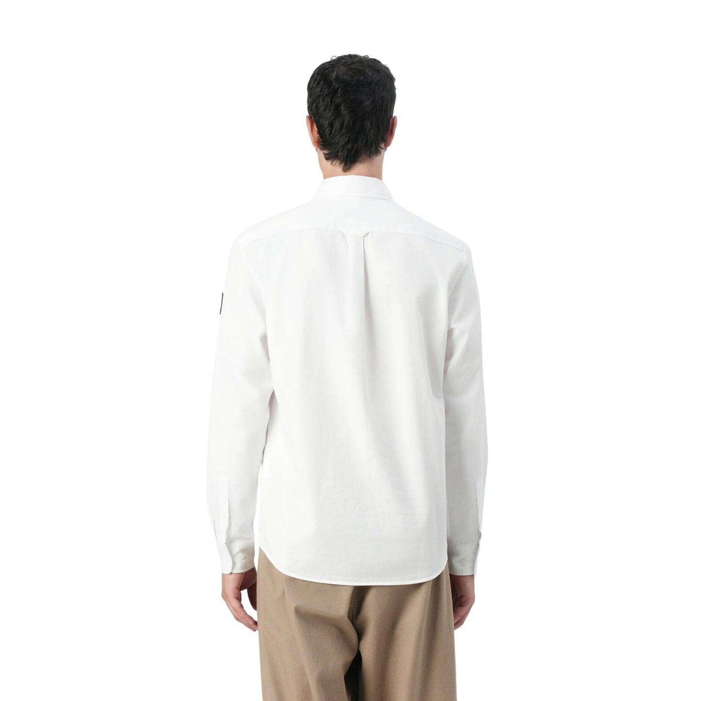 White - Back - Belstaff Mens Cotton Shirt