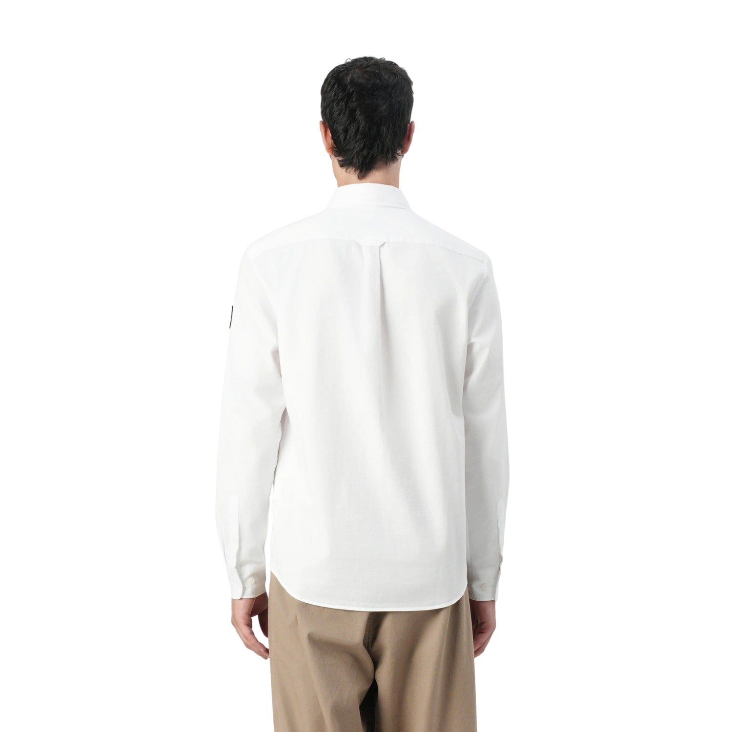 White - Back - Belstaff Mens Cotton Shirt