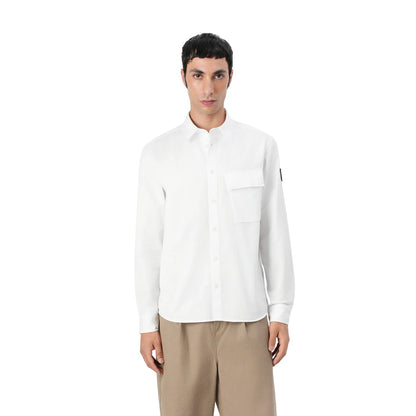 White - Lifestyle - Belstaff Mens Cotton Shirt