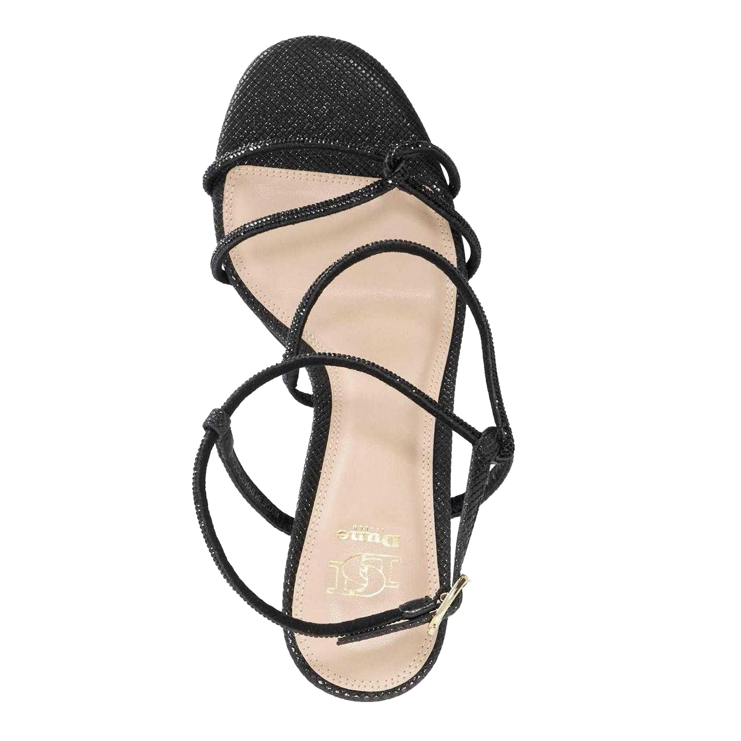 Black - Side - Dune London Womens-Ladies Milos Strappy Formal Sandals