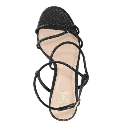 Black - Side - Dune London Womens-Ladies Milos Strappy Formal Sandals
