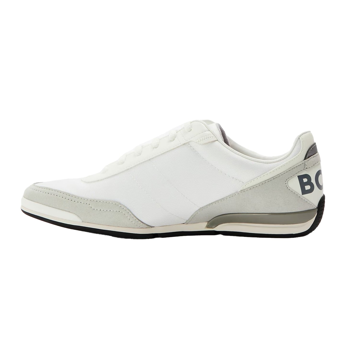 White - Back - Boss Mens Saturn Low Cut Trainers
