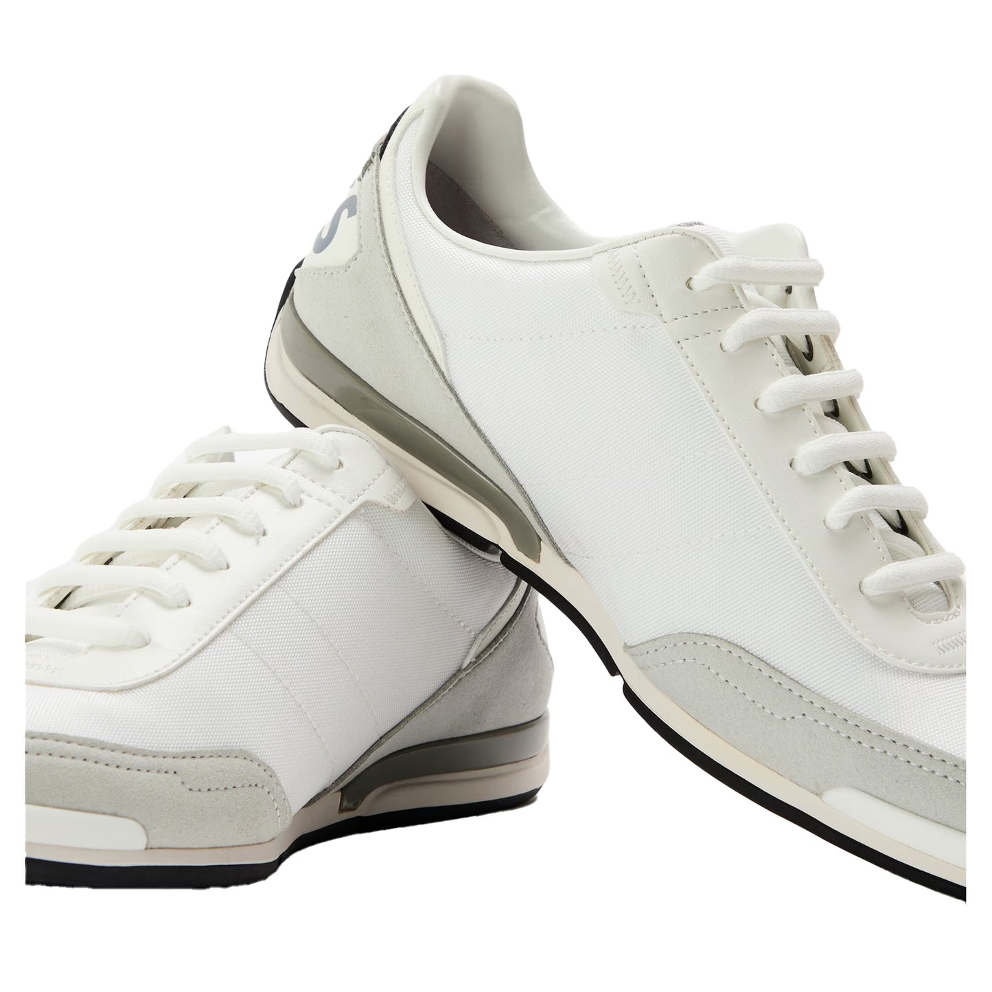 White - Lifestyle - Boss Mens Saturn Low Cut Trainers