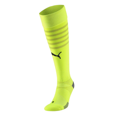 Yellow - Front - Puma Mens TeamFinal Football Socks
