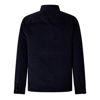 Navy - Back - Farah Mens Corduroy Overshirt