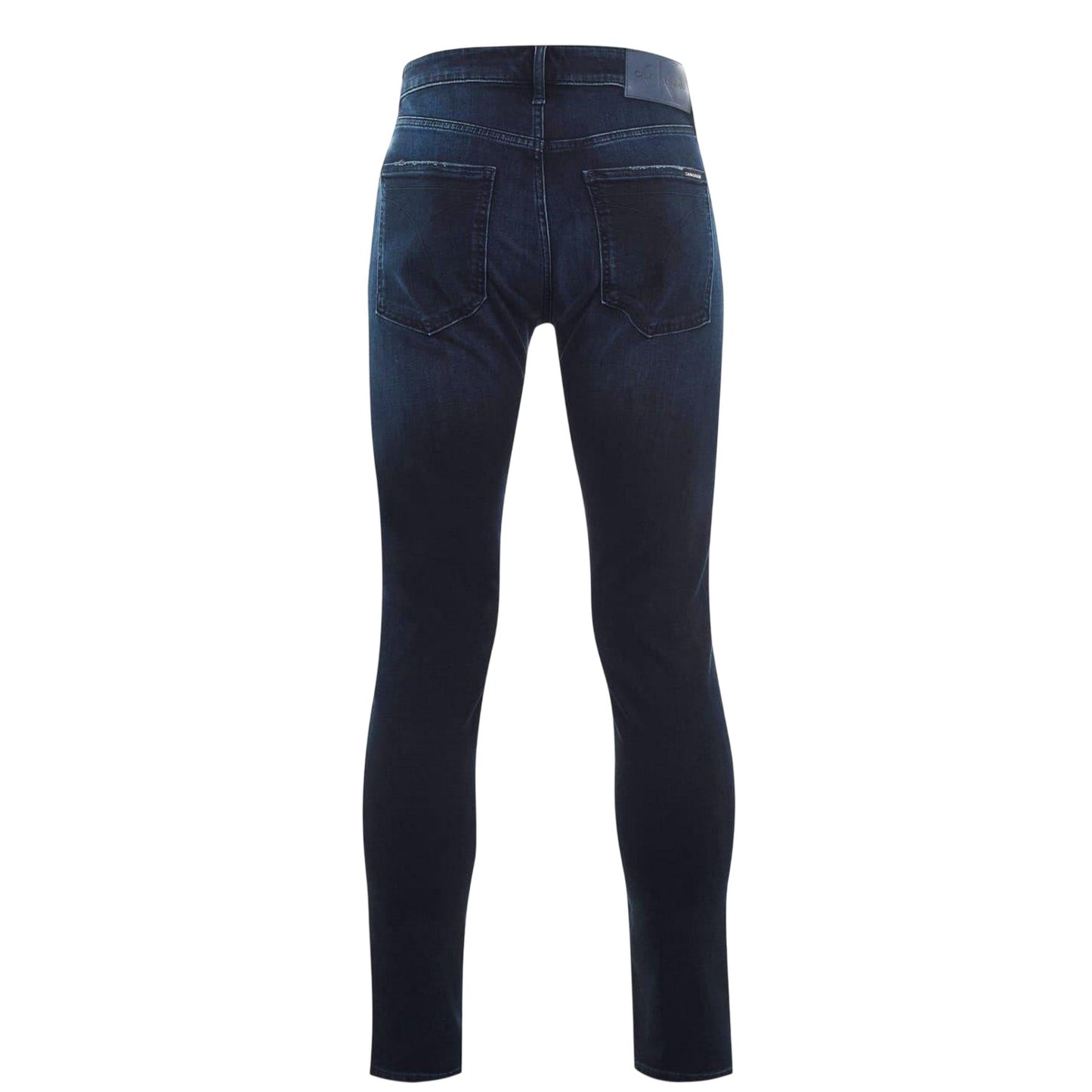 Black Blue - Back - Calvin Klein Mens Skinny Jeans