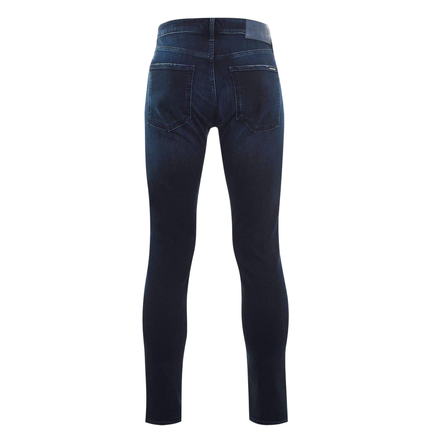 Blue Black - Back - Calvin Klein Mens Skinny Jeans