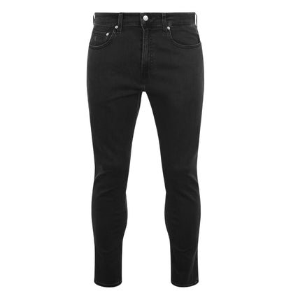 Grey - Front - Calvin Klein Mens Skinny Jeans