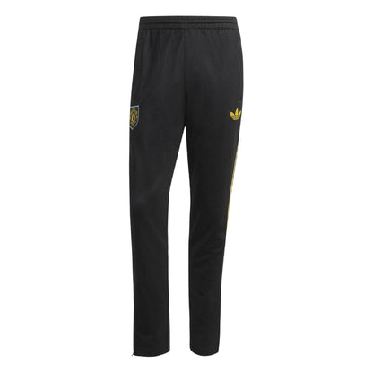 Black - Front - Adidas Mens Manchester United FC Jogging Bottoms