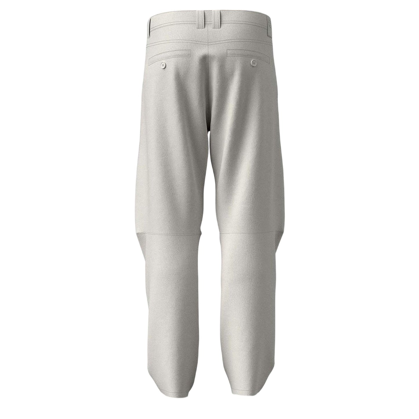 White - Back - Diesel Mens Arthur Relaxed Fit Trousers