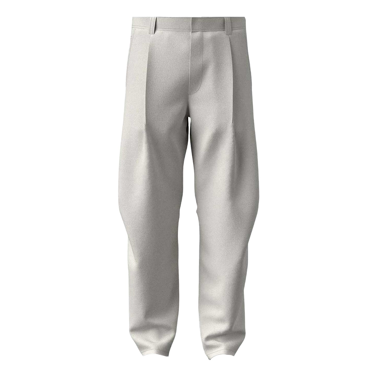 White - Front - Diesel Mens Arthur Relaxed Fit Trousers