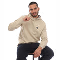 Stone - Lifestyle - Weekend Offender Mens Justify Checked Trim Hoodie