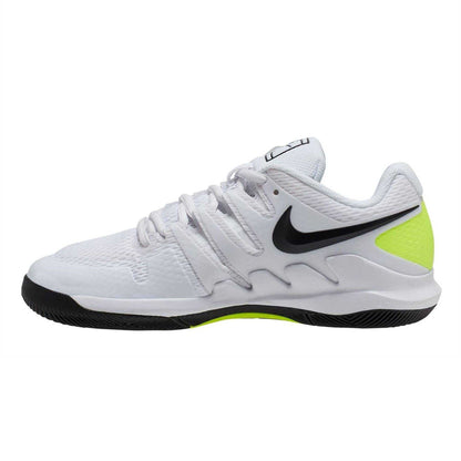 White-Black - Side - Nike Childrens-Kids Vapor X Tennis Shoes