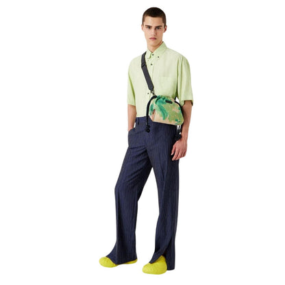 Green - Lifestyle - Emporio Armani EA7 Mens Short-Sleeved Shirt