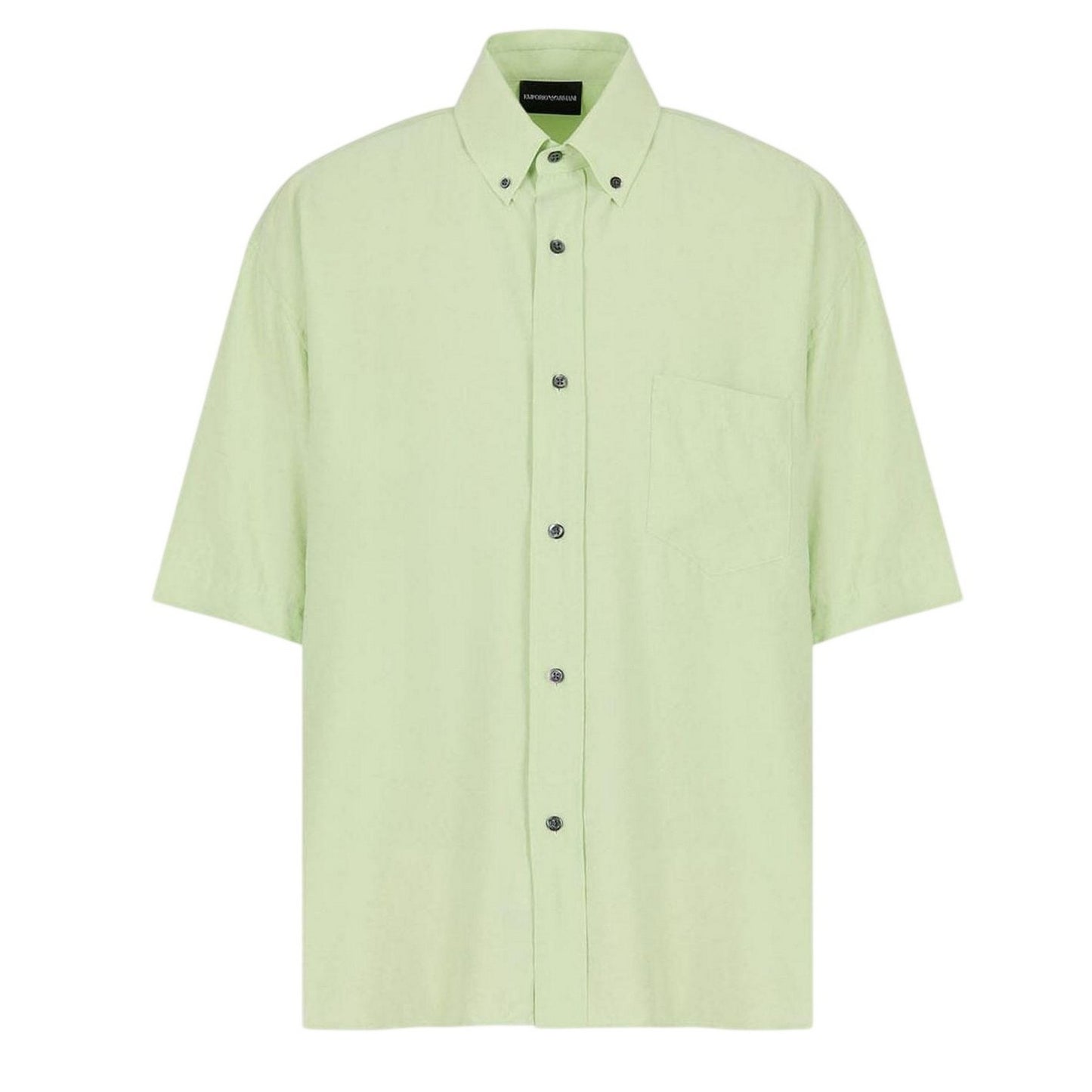 Green - Front - Emporio Armani EA7 Mens Short-Sleeved Shirt