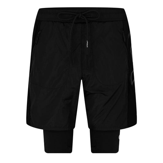 Black - Front - Off White Mens Diag Arrow Shorts