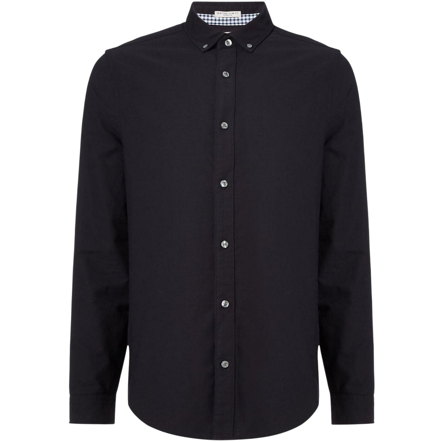 Dark Sapphire - Front - Original Penguin Mens Sticker Pete EcoVero Long-Sleeved Shirt