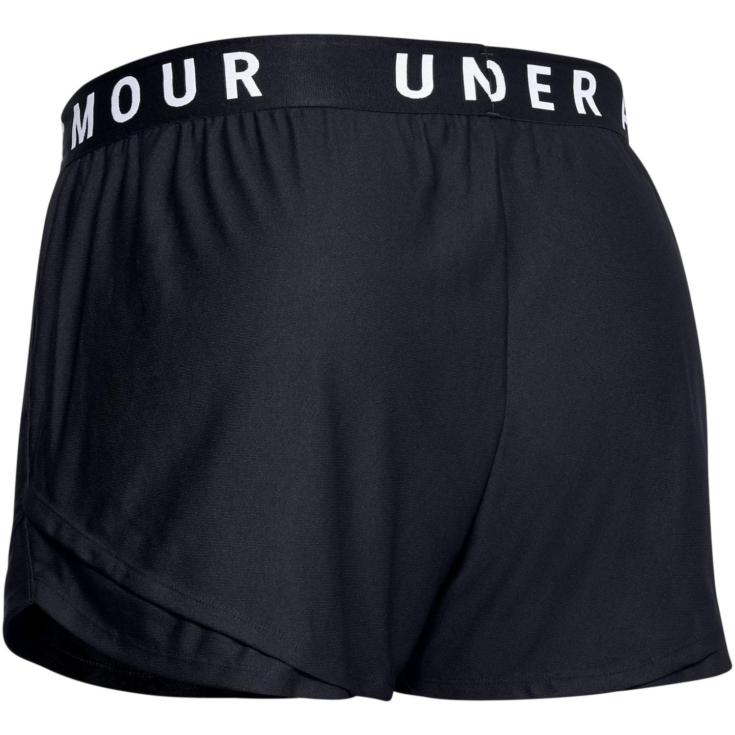 Black - Back - Under Armour Womens-Ladies Play Up Athletic Shorts