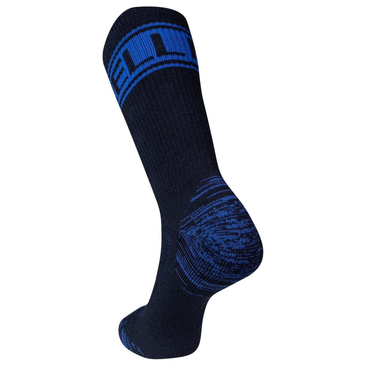 Blue - Back - Merrell Mens Zoned Hiking Crew Socks