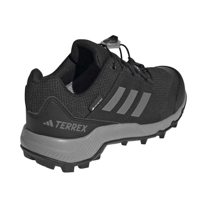 Black - Back - Adidas Childrens-Kids Terrex GORE-TEX Hiking Shoes