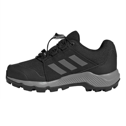 Black - Side - Adidas Childrens-Kids Terrex GORE-TEX Hiking Shoes