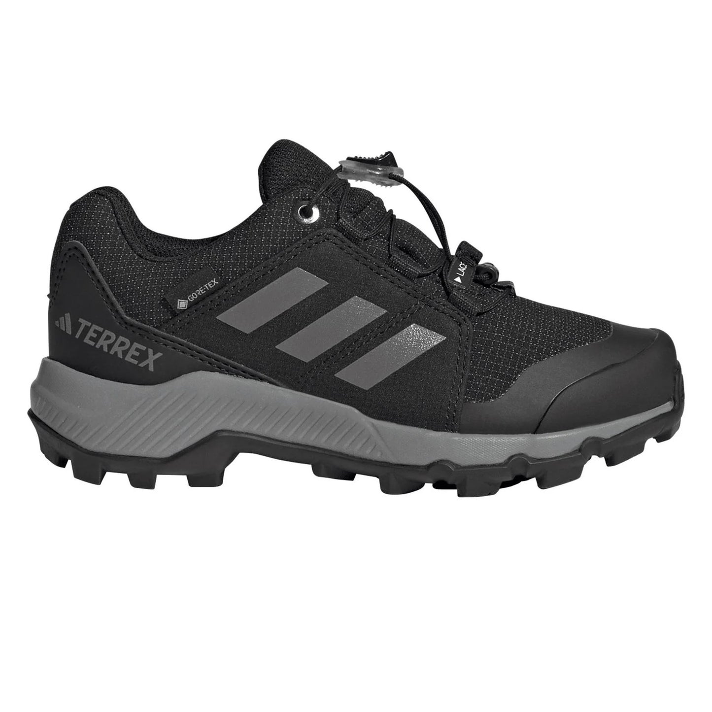 Core Black - Front - Adidas Childrens-Kids Terrex GORE-TEX Hiking Shoes