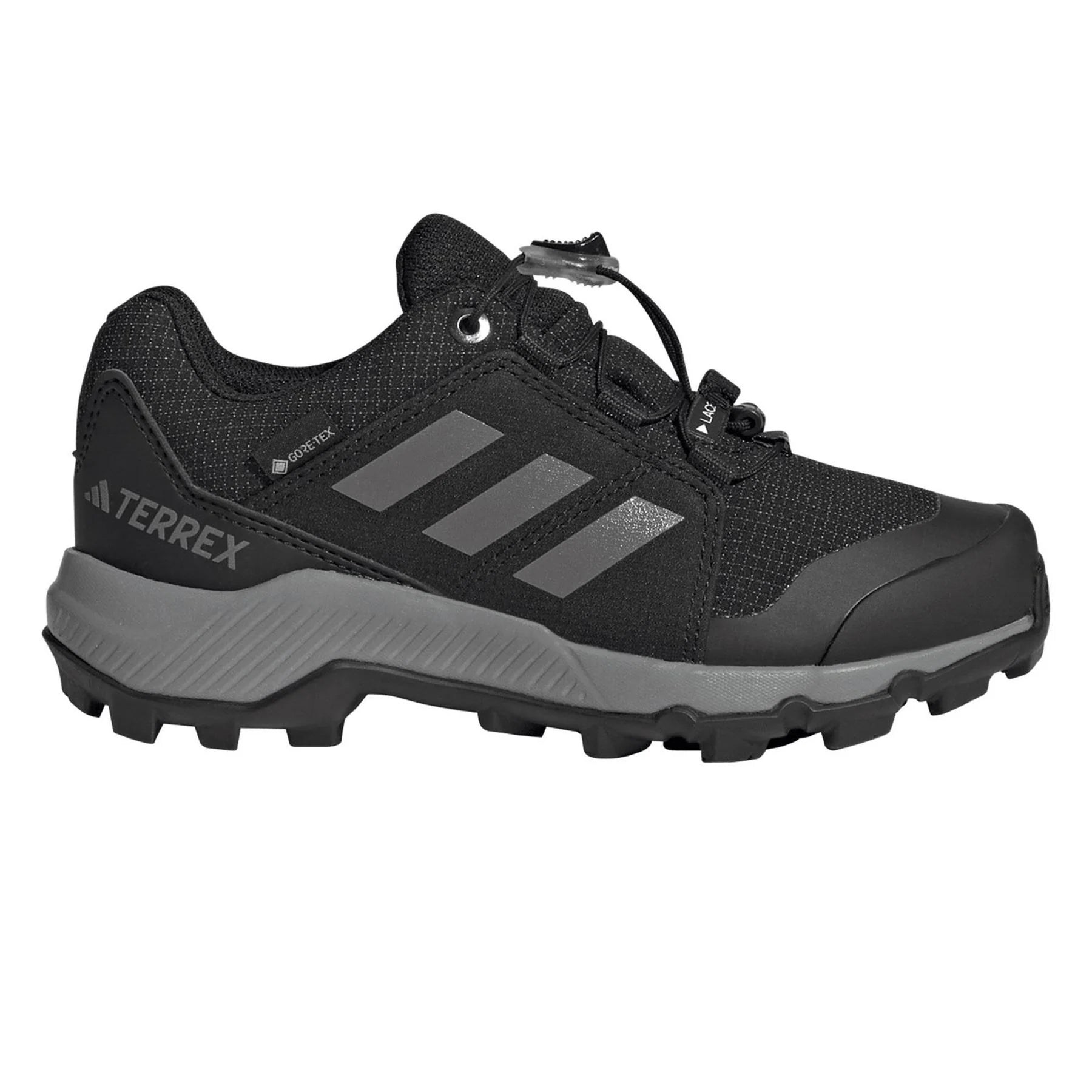 Core Black - Front - Adidas Childrens-Kids Terrex GORE-TEX Hiking Shoes
