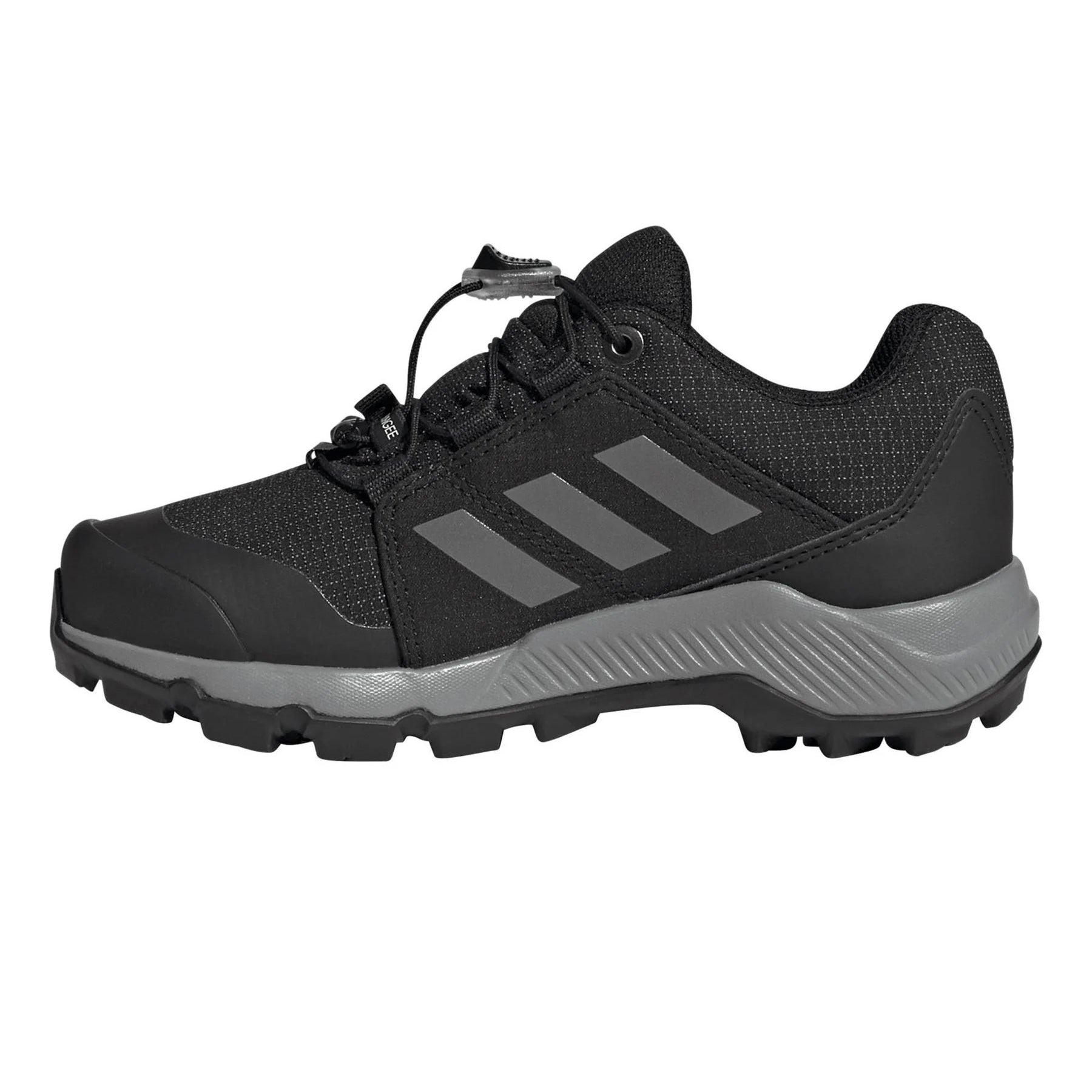 Core Black - Side - Adidas Childrens-Kids Terrex GORE-TEX Hiking Shoes