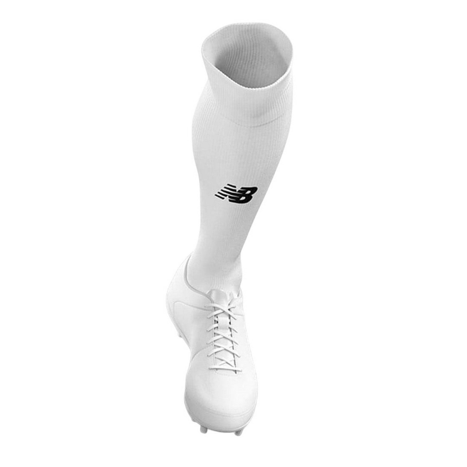 White - Side - New Balance Childrens-Kids Football Socks