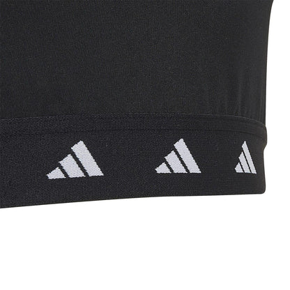 Black-White - Lifestyle - Adidas Girls Techfit Sports Bra