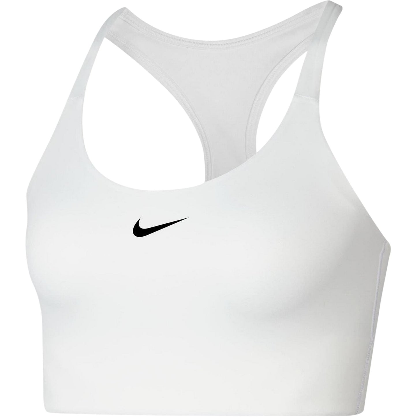 White - Front - Nike Womens-Ladies Medium Support Sports Bra