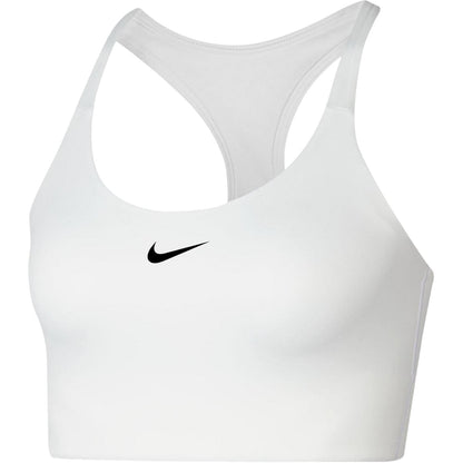 White - Front - Nike Womens-Ladies Medium Support Sports Bra