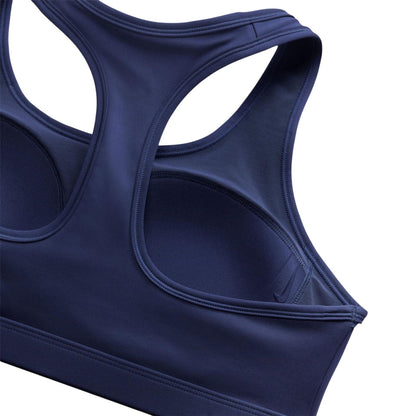 Midnight Navy - Side - Nike Womens-Ladies Medium Support Sports Bra