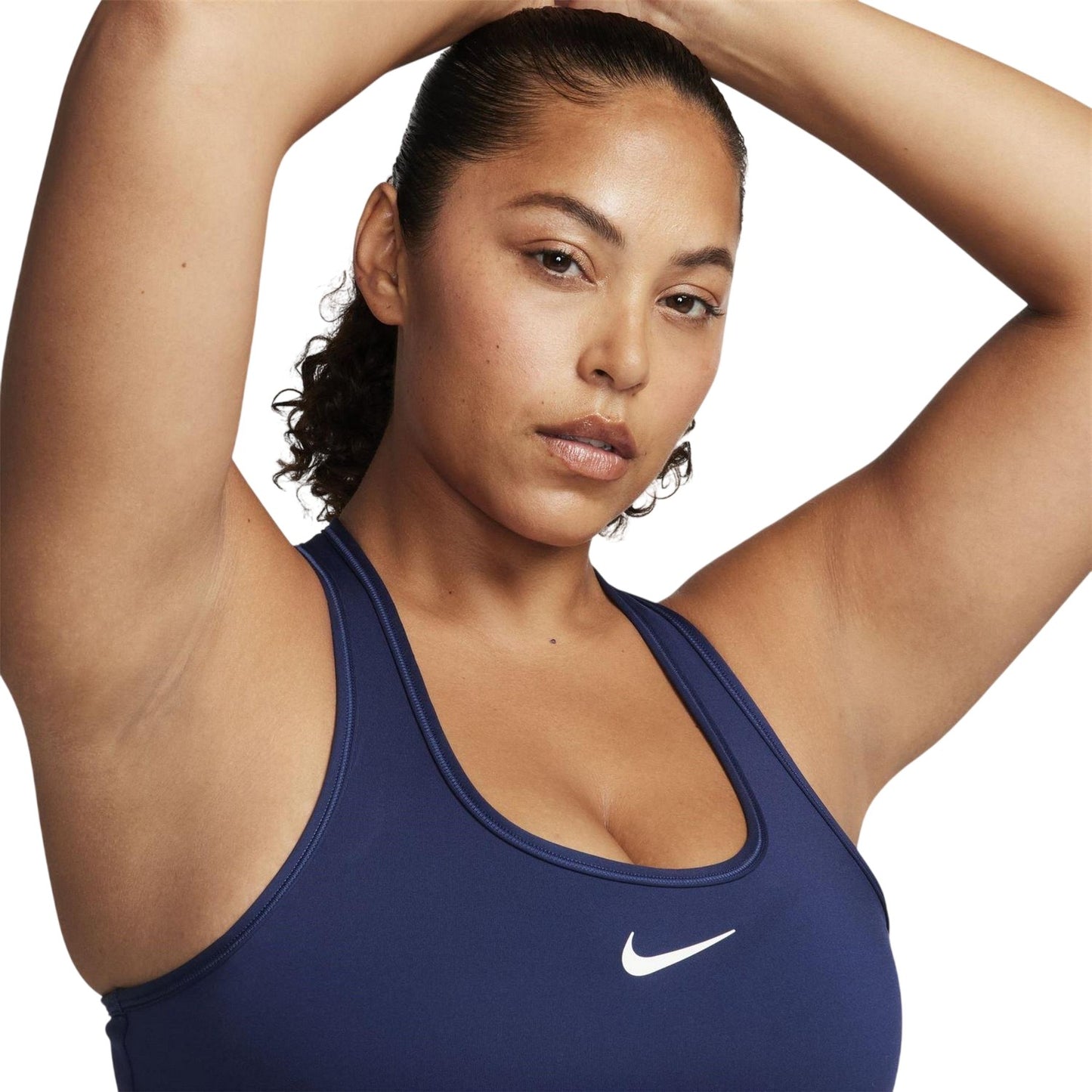 Midnight Navy - Lifestyle - Nike Womens-Ladies Medium Support Sports Bra